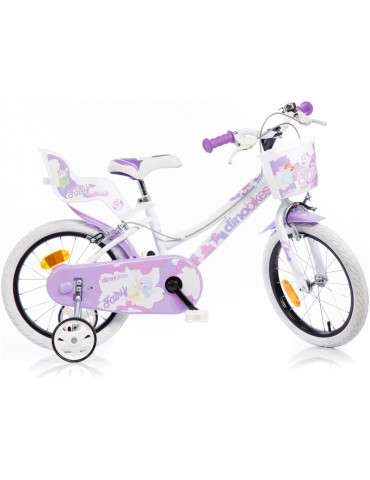 DINO Bikes - Children's bike 16" white