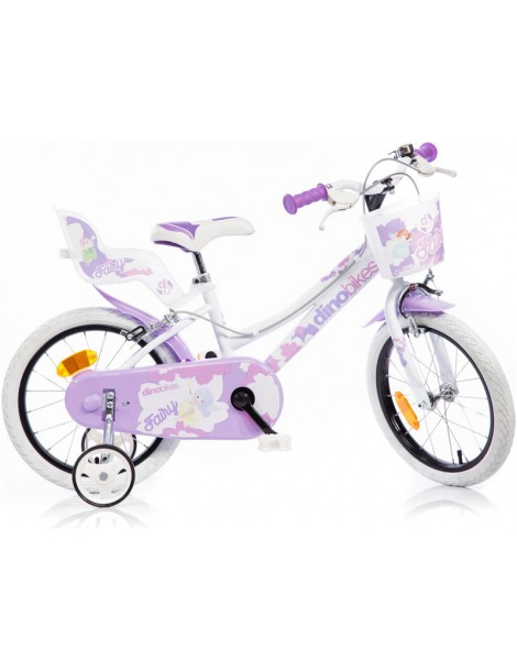 DINO Bikes - Children's bike 16" white