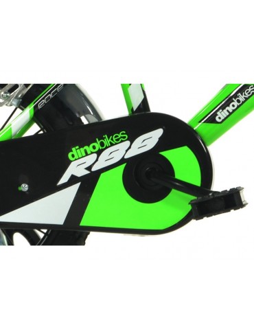 DINO Bikes - Children's bike 14" green
