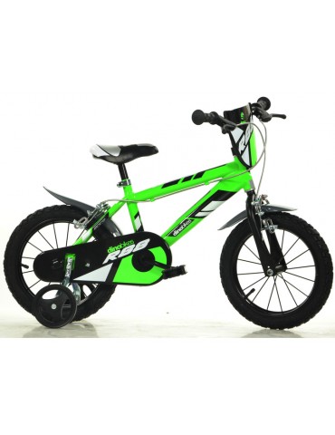 DINO Bikes - Children's bike 16" green