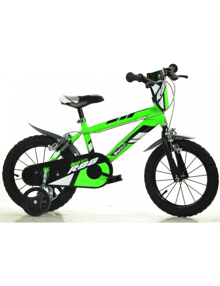 DINO Bikes - Children's bike 16" green