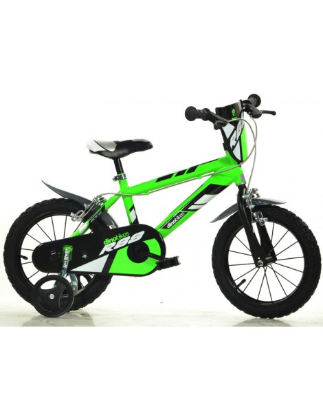 DINO Bikes - Children's bike 16" green
