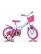 DINO Bikes - Children's bike 12" Barbie with basket