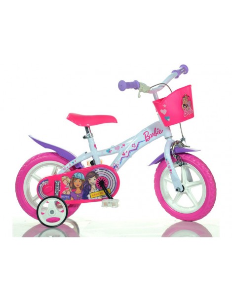 DINO Bikes - Children's bike 12" Barbie with basket