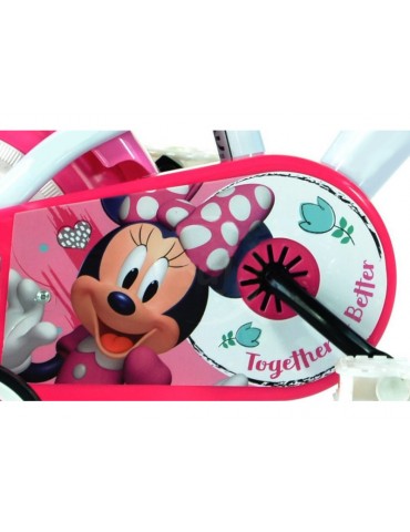 DINO Bikes - Children's bike 16 "Minnie with doll seat and basket