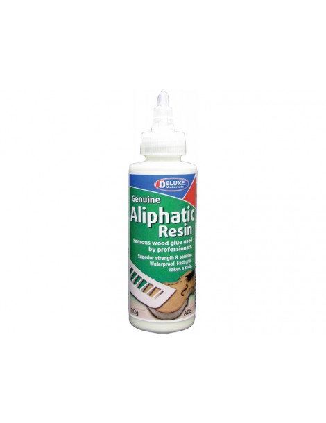 Deluxe Materials AD8 geltoni Aliphatic Resin medienos klijai 112 g buteliuke - CyborgShop