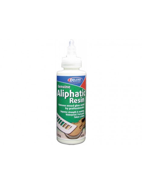 Deluxe Materials AD8 geltoni Aliphatic Resin medienos klijai 112 g buteliuke - CyborgShop