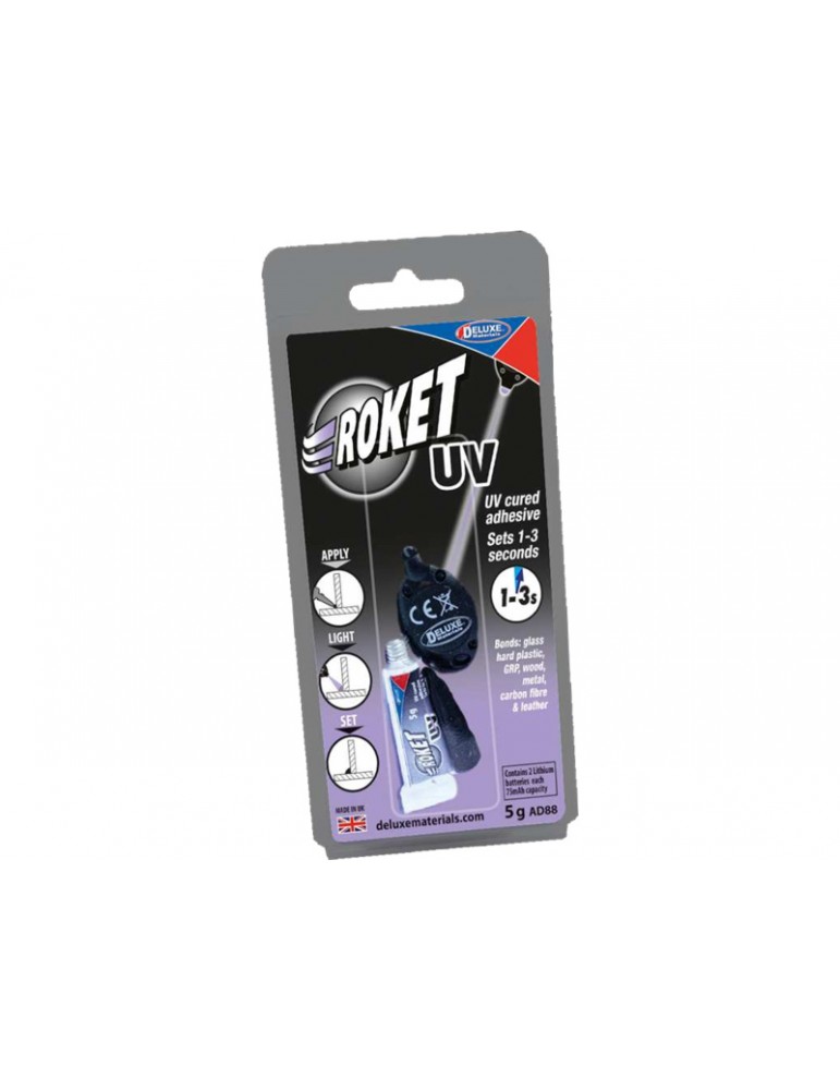 Roket UV Glue 5g with UV Key Light