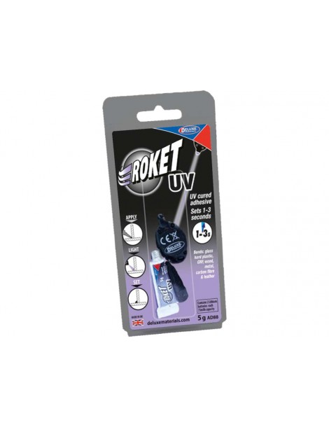 Roket UV Glue 5g with UV Key Light