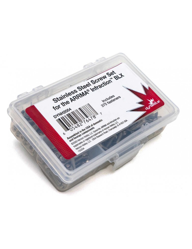 Stainless Steel Screw Set: ARRMA INFRACTION BLX