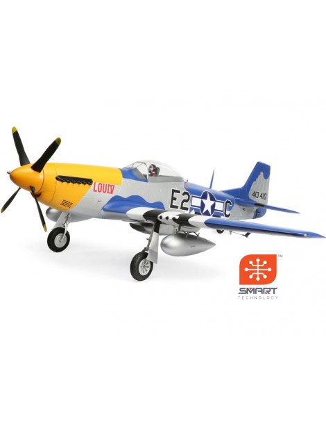 RC lėktuvas E-flite P-51D Mustang 1.5m BNF Basic