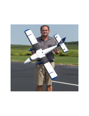 E-flite Twin Otter 1.2m SAFE Select BNF Basic, Floats