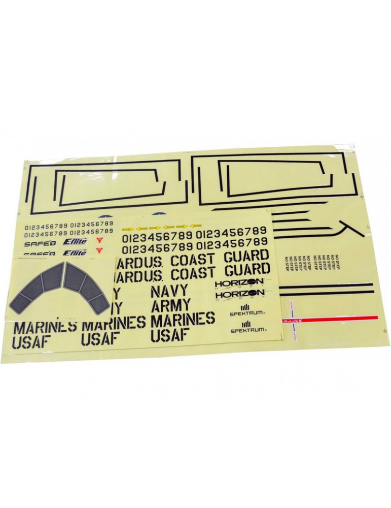 E-flite Decal Sheet: Cargo EC-1500