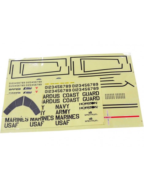 E-flite Decal Sheet: Cargo EC-1500