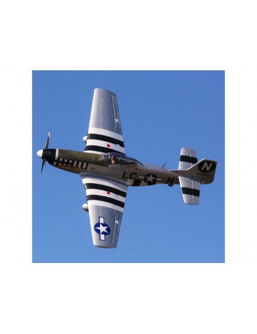 E-flite P-51D Mustang 1.2m SAFE Select BNF Basic