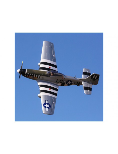 E-flite P-51D Mustang 1.2m SAFE Select BNF Basic