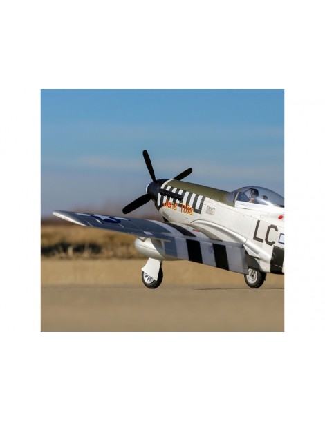 E-flite P-51D Mustang 1.2m SAFE Select BNF Basic