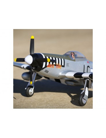 E-flite P-51D Mustang 1.2m SAFE Select BNF Basic