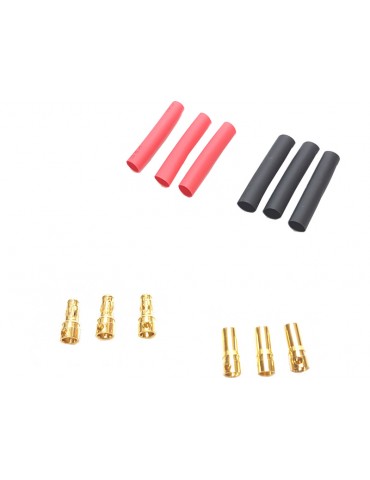 3.5mm Gold Connector Set 3prs