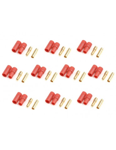 3.5mm Gold 10prs w/polarity housing
