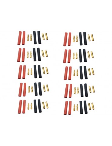 4.0mm Gold Connector Set 10prs