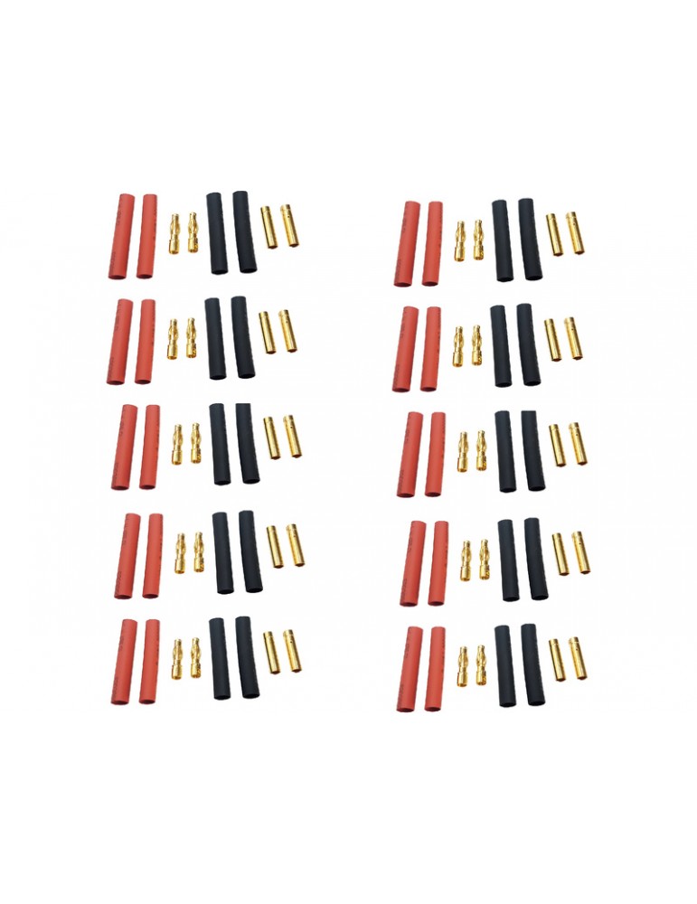 4.0mm Gold Connector Set 10prs