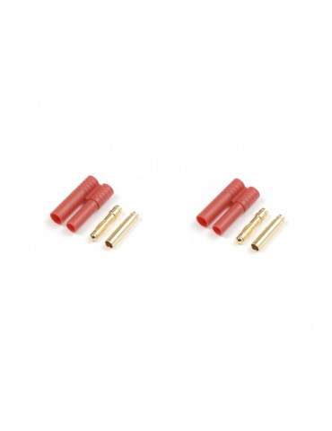 4.0mm Gold 2prs w/polarity housing