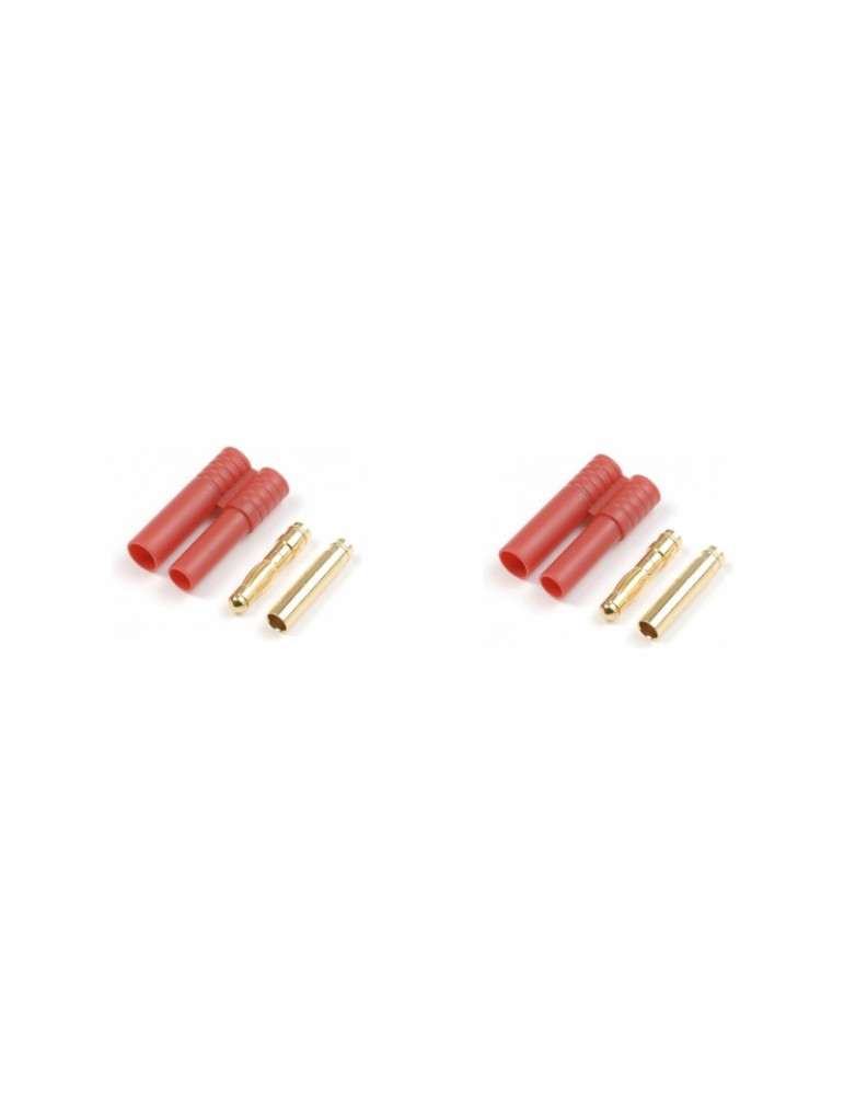 4.0mm Gold 2prs w/polarity housing