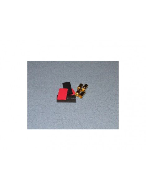 6.0mm Gold Bullet Connectors 2prs