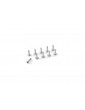 Screw Hex Button Head Flanged M3x10mm Steel (10)