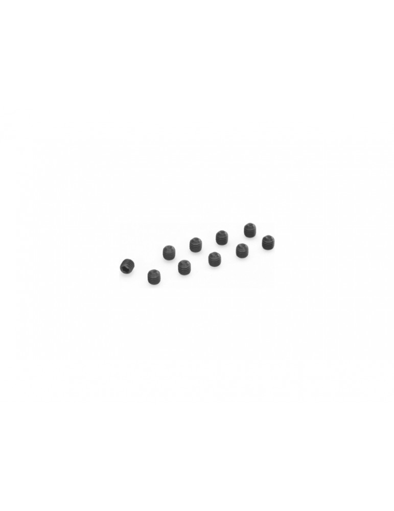 Screw Set Hex M4x12mm Steel (10)