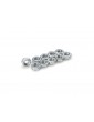 Nut M2 Galvanized Steel (10)