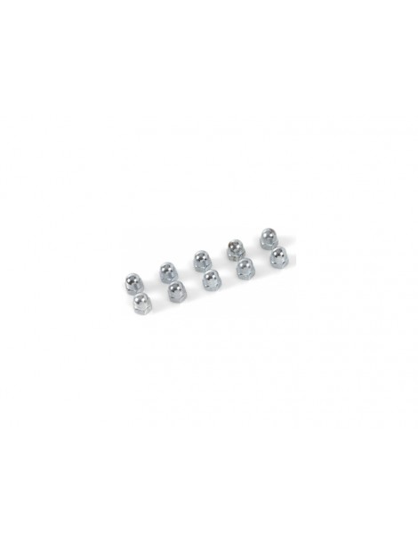 Nut Closed Round Head M3 Galvanized Steel (10)