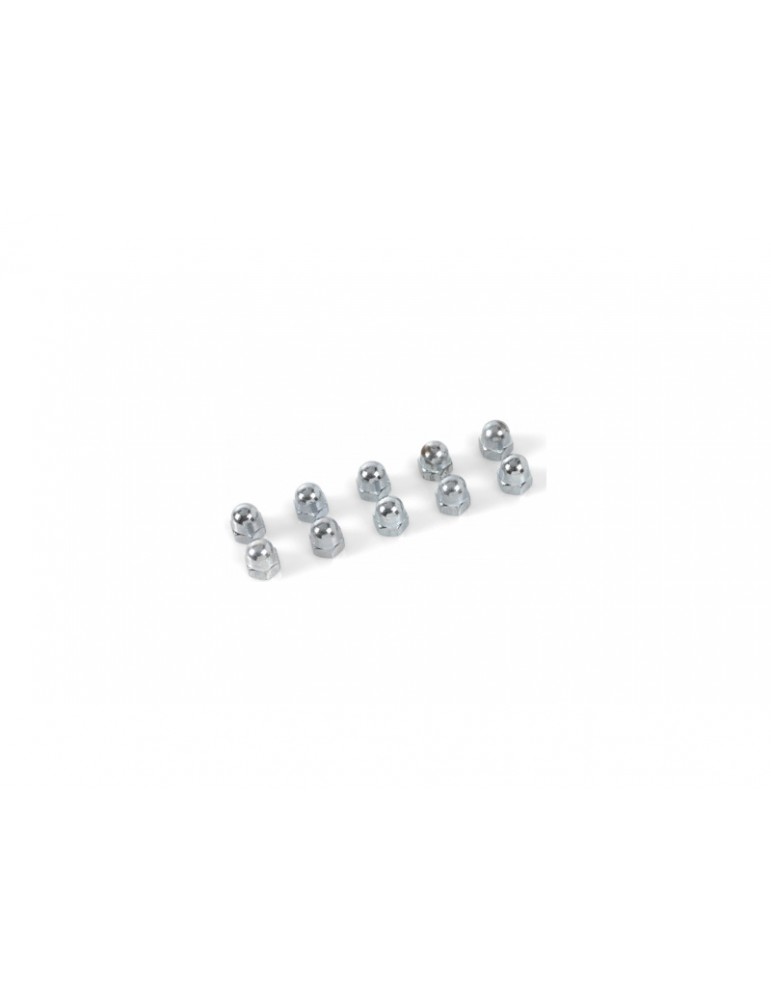 Nut Closed Round Head M4 Galvanized Steel (10)