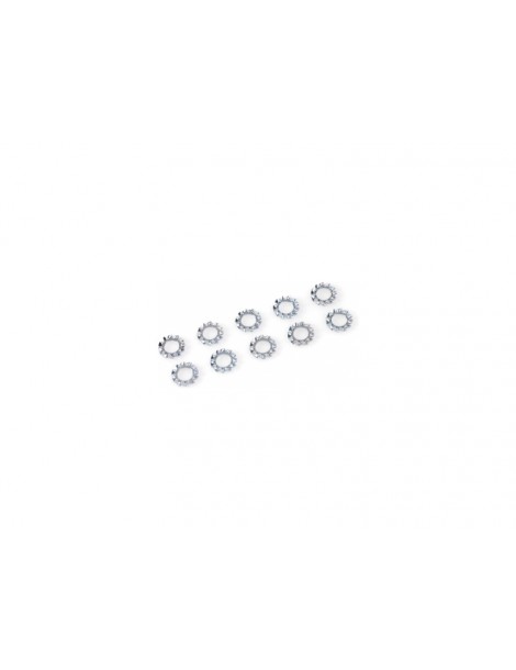Locking Washer M2 Galvanized Steel (10)
