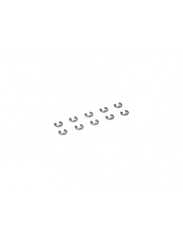 E-Clips 2,3mm Spring Steel (10)