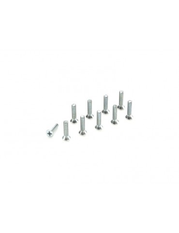 Screw Flat Head M3x6 Galvanized Steel (10)