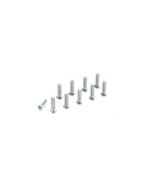 Screw Flat Head M3x20 Galvanized Steel (10)