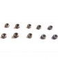 Self-locking aluminum nut M5 bronze (10)