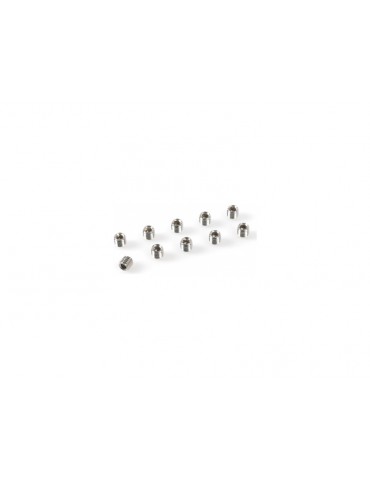 Screw Set Hex M3x3 Inox (10)