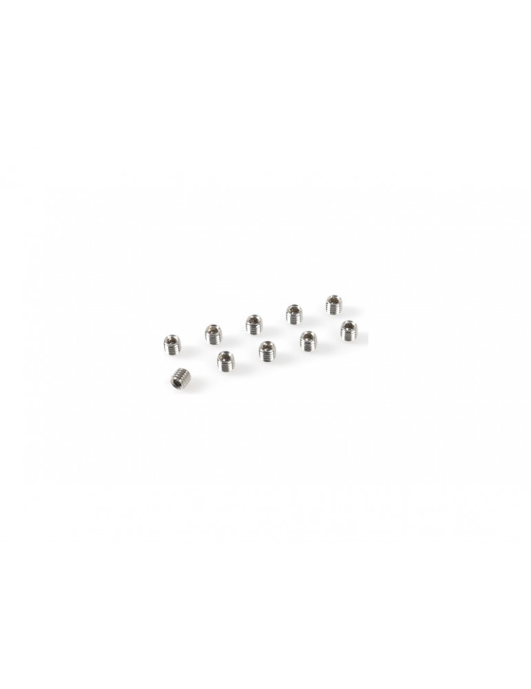 Screw Set Hex M4x8 Inox (10)