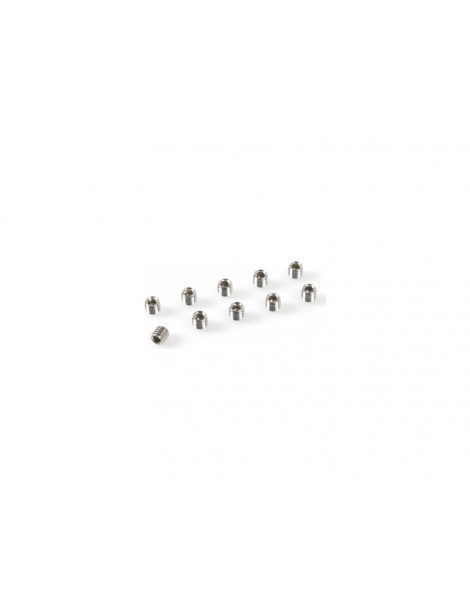 Screw Set Hex M4x8 Inox (10)