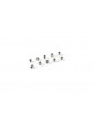 Screw Set Hex M4x8 Inox (10)