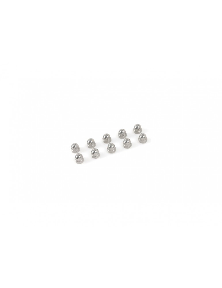 Nut Closed Round Head M3 Inox (10)