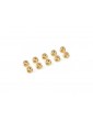 Nut Nylstop M3 Aluminium Gold (10)
