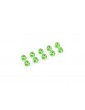 Nut Nylstop M3 Aluminium Green (10)
