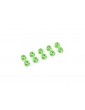 Nut Nylstop M4 Aluminium Green (10)