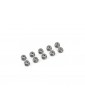 Nut Nylstop M4 Aluminium Gun Metal (10)