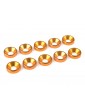 Washer for M5 Flat Head Screws OD 12mm Aluminium Gold (10)