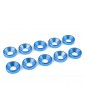 Washer for M5 Flat Head Screws OD 12mm Aluminium Blue (10)